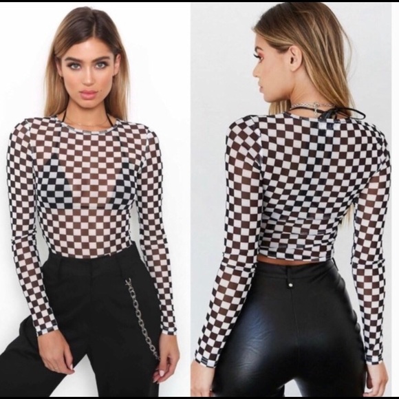 I.AM.GIA Tops - I.AM.GIA nightrider checktop🖤🖤